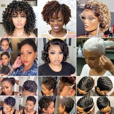 Twisted Hair, Natural Hair Cuts, Short Hair Images, Short Sassy Hair, Pelo Afro, Short Hair Wigs