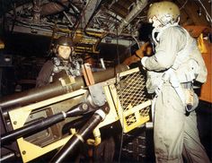 South Vietnam ;loading the 105mm on a AC-130. Edwards Air Force Base, Vietnam Food, Reconnaissance Aircraft, Master Sergeant, Peace And Security