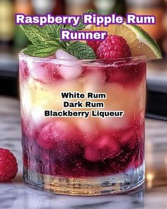 Rum Fall Drinks, Winter Liquor Drinks, Fun Alchohol Drinks Recipes, Alcohol Punch, Rum Mixed Drinks, Fruity Alcohol Drinks, Rum Runner, Girly Drinks, Creamy Cocktails