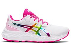 UNISEX GEL-EXCITE 9 GRADE SCHOOL | White/Pink Glo | Grade School (1-7) | ASICS Asics Fade-resistant Training Sneakers, Asics Training Sneakers, Asics Sporty Running Shoes With Ventilation, Sporty Asics Running Shoes With Ventilation, Asics Fade-resistant Running Shoes, Asics Running Shoes Fade-resistant, Asics Running Shoes With Ventilation, Fade-resistant Asics Running Shoes, Dynamic Asics Running Shoes With Shock Absorption