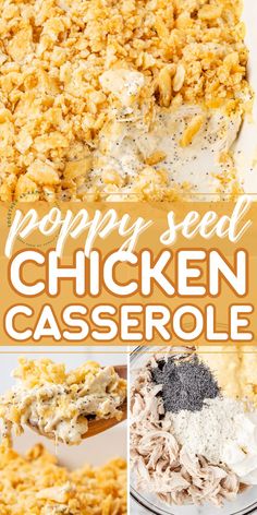 chicken casserole is an easy and delicious recipe that's ready in under 30 minutes