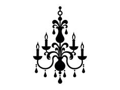 a black chandelier with three candles and drops of water hanging from it's sides