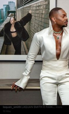 Outfit Elegant Men, Men Corset Outfit, White Outfit Elegant, Corset Men, Men Corset, Formation Tour, Gay Outfits, Outfit Suit, Venus Fashion