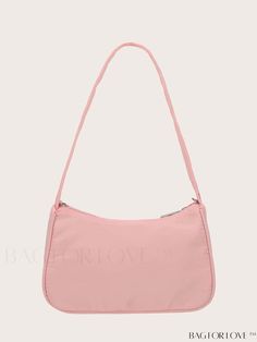 BagForLove - Compact Metal Accented Shoulder Bag Product Description Color Pink Details Cut Out Type Baguette Bag Pattern Type Plain Closure Type Zipper Strap Type Top Handle Style Fashionable Features Lightweight Composition 100% Nylon Material Polyamide Size Chart INCH CM Bag Length Bag Width Bag Height Handle Height 7.9 inch 2.8 inch 4.7 inch 7.9 inch Bag Length Bag Width Bag Height Handle Height 20 cm 7 cm 12 cm 20 cm Details Pictures Similar Products h2 { text-align: center; } /* æ¢è¡ */ li{ white-space: normal; word-break: break-all; word-wrap: break-word; } .red-box { width: 100%; display: flex; flex-direction: row; flex-wrap: wrap; justify-content: center; } .red-box > div { width: 190px; height: 250px; margin: 10px; } .red-box > div > a > img { width: 190px; height: 250px; } .si Pink Casual Satchel Hobo Bag, Casual Pink Baguette Bag For Travel, Casual Pink Satchel Hobo Bag, Casual Pink Baguette Bag For Everyday, Pink Baguette Shoulder Bag With Zipper Closure, Pink Baguette Shoulder Bag With Zipper, Pink Shoulder Baguette Bag With Zipper, Casual Pink Handheld Shoulder Bag, Cute Everyday Shoulder Bag With Softback