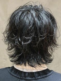 Mullet With Layers, Wool Cut Hair, Male Shag Haircut, Shag Wolf Cut Short, Male Wolf Cut, Wolf Cut Hairstyle, Jellyfish Haircut, Shaggy Haircut, Long Messy Hair