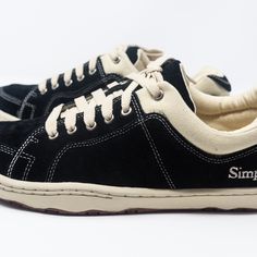 Black Simple Old School Suede Sneakers. Brand-New In The Box. Black Suede Sneakers With Gum Sole, Black Canvas Skate Shoes With Contrast Sole, Black Suede Skate Shoes With Rubber Sole, Black Mid-top Canvas Custom Sneakers, Black Custom Sneakers With Gum Sole Lace-up, Black Custom Lace-up Sneakers With Gum Sole, Black Lace-up Custom Sneakers With Gum Sole, Black Suede Sneakers With Round Toe, Black Mid-top Everyday Sneakers