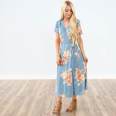 Carola Wrap Dress in Chambray Formal Wedges, Shoes Trends, Shoes Ideas, Ankle Shoes, Wedges Sandals