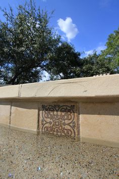 Sand | Catania | NPT Pool Tile Waterline Pool Tile, Country Mansion, Florida Pool, Stone Pool, Swimming Pool Tiles, Pool Steps, Bullnose Tile, Pool Tiles