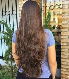 Haircuts For Long Hair With Layers, Long Hair Color, Long Brown Hair, Haircuts Straight Hair, Haircut For Thick Hair, Long Layered Hair, Haircuts For Long Hair, Beautiful Long Hair, Silky Hair