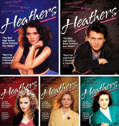 four movie covers for the television series heaters