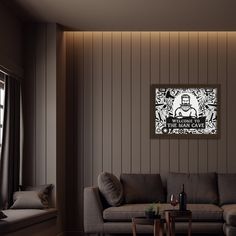 Printable wall art for men! Masculine black and white wall art featuring the slogan "Welcome to the Man Cave" - this design makes a perfect birthday gift for your husband, son or brother - or father's day gift. Would look fantastic as teen male bedroom decor, or as masculine artwork for the shed, dorm or games room. Male Bedroom Decor, Wall Art For Men, Male Bedroom, Men Masculine, Masculine Bedroom, Monochrome Interior