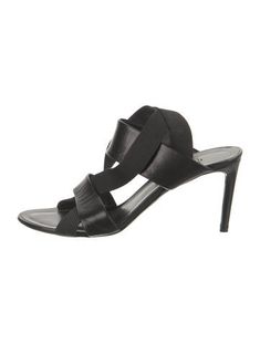 Balenciaga Leather SlidesBlackStrapsFit: This style typically runs a half size small.Unfortunately, due to restrictions, this item may not be eligible for shipping in all areas. Designer Black Sandals For Work, Leather Sandals With Strap Detailing For Spring, Spring Leather Sandals With Strap Detailing, Elegant Leather Sandals For Fall, Designer Black Strappy Sandals, Chic Leather Sandals With Leather Trim, Elegant Fitted Sandals For Fall, Chic Black Strapped Sandals, Formal Black Strapped Sandals