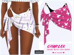 Thigh Sliders Sims 4, Sims4 Cc Skirts, Sims 4 Cc Hawaiian Clothes, Sims 4 Waist Chain, Sims 4 Cc Waistbead, Sims 5 Cc, Sims 4 Beach Cc Clothes, Summer Cc Sims 4, Sims Cc Swimwear