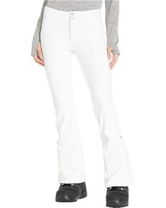 Obermeyer The Bond Pants | Zappos.com White 4-way Stretch Straight Leg Bottoms, Waterproof Sporty Bottoms For Ski Season, Sporty Waterproof Bottoms For Winter Sports, Sporty Waterproof Bottoms For Ski Season, White Elastane Pants With 4-way Stretch, Waterproof Sporty Skiing Pants, Sporty Waterproof Ski Pants, Sporty Full-length Pants For Ski Season, Sporty Full Length Ski Pants