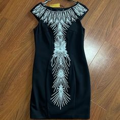 Nwt Beaded Body Con Style Dress Nice Thick Material Size Large Formal Beaded Mini Dress, Formal Beaded Sleeveless Mini Dress, Formal Sleeveless Beaded Mini Dress, Elegant Beaded Mini Dress For Evening, Elegant Beaded Evening Mini Dress, Carolina Dress, Alexia Admor Dress, Bouquet Dress, Dresses With Vans