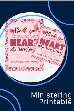 🌟 Versatile Printables: Say THANK YOU with these LDS ministering handouts. Perfect for attaching to candy hearts or simply taping to doors! 🍭🖍️ Candy Hearts