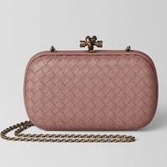 This Clutch Is A Beauty! Classic And A Color You Can Use For All Seasons! Bottega Veneta Napa Medium Chain Clutch In Deco Rose With Antique Gold Hardware Signature Leather Woven Pattern Approx Measurements: 4.7"H X 7.9"W X 2"D. Comes With Dust Bag, Box And Authentication Card Hard To Find Color And Purse Luxury Pink Clutch For Formal Occasions, Luxury Evening Clutch With Intrecciato Weave, Luxury Rose Gold Clutch For Events, Luxury Clutch With Intrecciato Weave, Elegant Clutch With Intrecciato Weave, Bottega Veneta Mini Pouch, Bottega Veneta The Pouch, Bottega Veneta Pouch, Beautiful Wardrobe