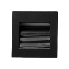 a black square recess light on a white background