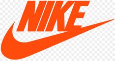 an orange nike logo on a white background, hd png downloads for free