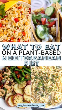 what to eat on a plant - based mediterranean diet