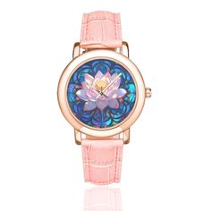 "Introducing our Cute Watch with Rose Gold Plated Bezel and Pink Leather Band - a delightful blend of style and kawaii charm! This Pastel Goth Watch is not just a timepiece; it's a fashion statement designed for women and kids who appreciate a touch of whimsy in their accessories. **Key Features - **Stylish and Personalized Tailored for fashion-forward women and kids, this watch is a perfect blend of style and cuteness. - **Premium Quality The stainless watch-case is expertly polished on the front and plated in elegant rose gold. The metal drawing treatment on the watch's side and bottom enhances its overall appeal. - **Durable Construction The watch mirror is crafted from super-hard, wear-resisting glass, ensuring longevity and scratch resistance. - **Perfectly Sized With a weight of 5.29 Pink Watches As Gift, Pink Round Watches For Gifts, Metal Drawing, Cute Watches, Kawaii Gifts, Women Wrist Watch, Watch Case, Pastel Goth, Pink Leather