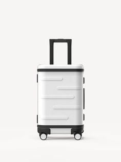 Carry-on White – Samsara Luggage Portable Workstation, Sleek Interior, Packing Bags Travel, Lost Luggage, Tired Of Work, Luggage Case, When Things Go Wrong, Smart Technology, Honeymoon Travel