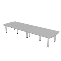 a long table with two legs on each side