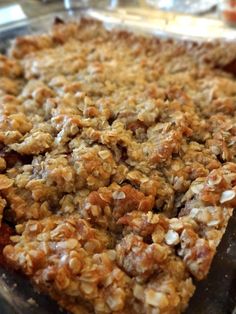 a close up of food on a pan