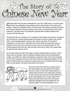 the story of chinese new year with an image of a horse and snowflakes