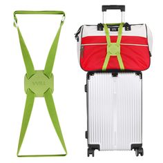 PRICES MAY VARY. PU HIGH QUALITY MATERAIL- High elastic rubber band and good quality Pressure variable PU leather. CROSS DESIGN - The Luggage Bungee is adjustable and elastic strap, So it stretches easily around larger bags or you can tighten it to keep your hand luggage to be strapped securely to the handles of your wheeled suitcase, Without twisting or slipping. ULTRA DURABLE - Heavy duty luggage strap, Secure quick release buckle closure ensures security, The belt can be adjustable, and tied Elastic Rubber Band, Luggage Strap, Travel Must Haves, Best Purses, Luggage Straps, Travel Products, Packing Cubes, Hand Luggage