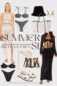 Summer Ibiza Pool Party Outfit Idea Summer Pool Party Outfit, Ibiza Pool, Ibiza Pool Party, Pool Party Outfit, Style Ibiza, Pool Party Outfits, Ibiza Outfits, Summer Pool Party, Summer Getaway