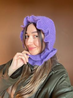 -Hand Knit Balaclava, Warm Cozy Balaclava With Tie, Handmade Soft Balaclava, Unisex Warm Hat, Colorful Balaclava, Snow Ski Mask  - Warm Winter Hat - Ready to Ship Balaclava - Completely Hand-knitted  - It is recommended to wash at 30 degrees or just hand wash with cold water. - After we ship your product, we give you a tag number. This number is updated within the first 24 hours. Then you can follow the updates by clicking on it. Welcome to Bhava's 🌻 Here you will find tops, skirts, shirts, dresses, cardigans, and many more women, men, and unisex clothing. All of my products are knitted, photographed, packaged, and delivered to you by myself. Each of my products takes days, sometimes weeks and months of work, you can feel it when you touch them. For my designs; I am inspired by the bohemi Winter Knitted One-size Bonnet, Winter Knit One-size Bonnet, Knitted One-size Bonnet, One Size Acrylic Bonnet For Cold Weather, Acrylic Bonnet For Cold Weather, Cold Weather Acrylic Bonnet, Knitted One Size Bonnet For Cold Weather, Hand Knitted Bonnet For Fall, One Size, Hand-knitted Fall Bonnet, One Size Fits Most