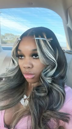 Side Part Quickweave With Highlights, Cute Weave Hairstyles, Frontal Wig Hairstyles, Lace Fronts, Sew Ins, Have Inspiration, Slick Hairstyles