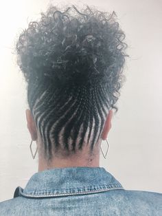 Brittany Faux Hawk Natural Hair, Crochet Updo Hairstyles, Crochet Updo, Mohawk Braid Styles, Twisted Hairstyles, Cornrow Updo Hairstyles, Afro Styles, Cornrow Hairstyle, Braided Mohawk Hairstyles