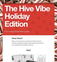 A school newsletter template you can use with your own school faculty and staff to mark the season in your school communications. School Algebra, The Hive