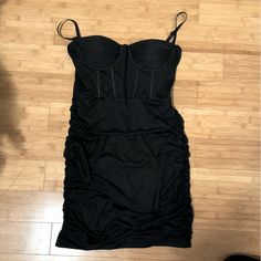 Never Worn Black Mini Dress Black Lined Mini Dress, Black Lined Mini Length Dresses, Black Bodycon Mini Dress For Going Out, Black Lined Bodycon Dress, Black Sleeveless Lined Bodycon Dress, Sleeveless Lined Black Bodycon Dress, Sleeveless Black Lined Bodycon Dress, Fitted Black Mini Dress For Going Out, Black Lined Mini Bodycon Dress