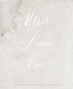 an old book with white writing on the front and back cover that says, alice loves love