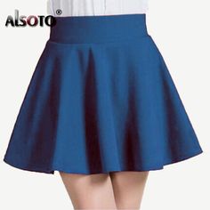 Color: Royal blue, Size: M Beautiful Ball Gowns, Short Pollera, Comfortable Skirts, School Skirt, Elastic Skirt, Gown Pattern, Women Skirt, Winter Skirt, Formal Casual