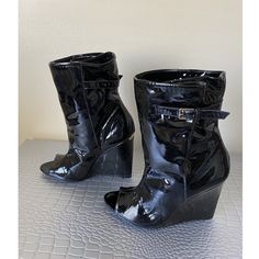 Brand New Size 37/6.5 Buckle Ankle Boots, Ankle Boots Black, Burberry Shoes, Black Leather Boots, Black Ankle Boots, Boots Black, Bootie Boots, Burberry, Ankle Boots