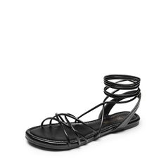 PRICES MAY VARY. Casual & Comfy: The casual and relaxing style of these women's sandals is complemented by the skin-friendly vegan leather upper and lining, providing a soft and comfortable sensation. Lace-Up Design: The lace-up strappy design offers you the option of different lacing possibilities, allowing you to showcase your style in these stylish summer flat sandals. Cushioned Insole: Experience relief from foot fatigue with the cushioned foam that covers the full length and width of the in Summer Flat Sandals, Womens Strappy Sandals, Lace Up Gladiator Sandals, Casual Sandals Womens, Summer Sandals Flat, Sandals Strappy, Vacation Looks, Sunny Weather, Summer Lace