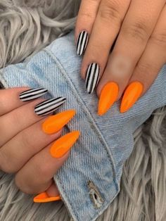 Holloween Nails, Nagellack Trends, Halloween Acrylic Nails, Nail Swag, Halloween Nail Designs, Fall Nail Art, Halloween Nail, Halloween Nail Art, Yellow Nails