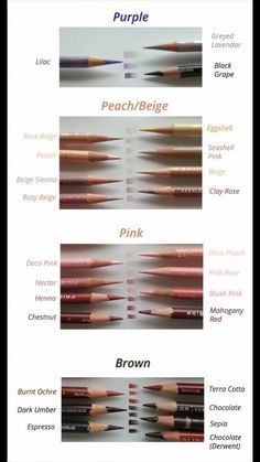 the different types of lipsticks are shown in this diagram, and there is no image on