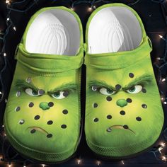 Get your product: The Grinch Crocs Clog Shoes Crocs For Mens And Womens
1. PRODUCT INFORMATION:

Incredibly light and fun to wear.
Water-friendly and buoyant; weighs only ounces.
Ventilation ports add breathability and help shed water and debris.
Easy to clean and quick to dry.
Upper: Croslite.
Lining: Croslite.
Sole: Croslite.
2. SIZE CHART:
3. RETURN:
We will gladly issue you a replacement item or issue a refund back to your original form of payment for any of the following reasons:
You receiv Crocband Clog, Crocs Clog, Ew People, Crocs Crocband, Clog Shoes, Crocs Classic Clogs, Grinch Christmas, The Grinch, Crocs Shoes