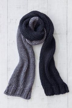 Comfy-cozy and oh so giftable, with the softest yarns in a warm thick-stitch knit. | Women's Cozy Cabin Scarf - Driftwood/Light Driftwood Driftwood Light, Cozy Cabin, Comfy Cozy, Soft Yarn, Cabin, Forest, Yarn, Navy, Knitting