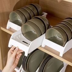 Description: Made of high quality PP material, anti-rust, durable, waterproof so it can use for a long time. With division groove design, the dishware storage rack can prevent dishware from skidding. Designed with hollow out bottom design, this dishware storage rack drains more easily and quickly, can be used without deformation and is also very resistant to drops and very safe. It is constructed of PP material. There are three styles for your choice: A, B and C. This product can be used to stor Kitchen Dishware, Organiser Cucina, Kitchen Organizer Rack, Dinnerware Storage, Dish Organization, Plate Storage, Dish Storage, Space Saving Kitchen, Kitchen Storage Rack