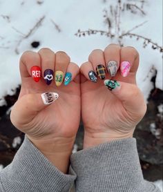 All Too Well Nails, Taylor Swift Dip Nails, Ears Tour Nails, Eras Tour Nail Ideas Lover, Taylor Swift Acrylic Nails, Lover Inspired Nails