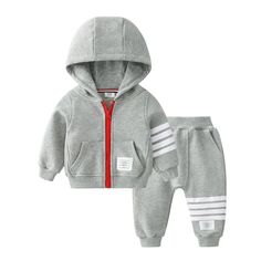 The Gray Toddler & Little Boys 2-Piece Brooklyn Full-Zip Hoodie & Joggers Set combines style and comfort in one effortlessly cool outfit. Made from 95% cotton and 5% polyester, this set is eco-friendly, breathable, and hypoallergenic—ideal for sensitive skin. This cozy set is easy to care for with machine washing on a gentle cycle and tumble drying on low, making it as practical as it is stylish. Perfect for birthdays, holidays, or just because, this hoodie and jogger set is a thoughtful gift to Hoodie And Sweatpants Set, Outfit For Boys, Joggers Set, Hoodie And Sweatpants, Autumn And Winter, Brooklyn, Sweatpants, Grey, Tracksuit Bottoms