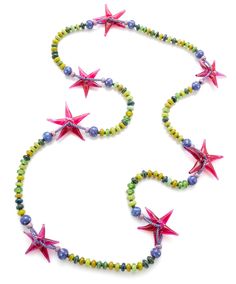 Jewelry Star, Star Bead Necklace, Beaded Jewelry Patterns Free, Mismatched Jewelry, Bead Charms Diy, Handmade Jewelry Tutorials, Beads Bracelet Design, Funky Jewelry, Jewelry Lookbook