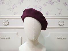 French style beret made in the Basque country with excellent quality merino wool. If you love casual and elegant street wear, this is your ideal accessory. You can wear a beret with jeans and raincoat and another day wear a vintage style with a tube skirt and a coat. *Description : Our berets are woven and are one size fits all, but you can send us a message with your head size so we can send you the beret fitted to that size. This beret has a diameter of 28 cm/ 11,05 inches so it fits quite wel Winter Beret, Style Beret, French Beret, Wool Beret, Tube Skirt, Wool Berets, Basque Country, Berets, Wool Hat