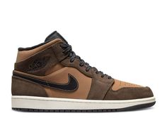 Air Jordan 1 Mid SE 'Dark Chocolate' - Air Jordan - DC7294 200 - dark chocolate/archaeo brown/black/crimson bliss | Flight Club Air Jordan 1 Mid Se, Nike Air Jordan 1 Mid, Air Jordan 1 Mid, Jordan 1 Mid, Shoes Uk, Latest Shoes, Wedge Sneaker, Air Jordan 1, Nike Jordan